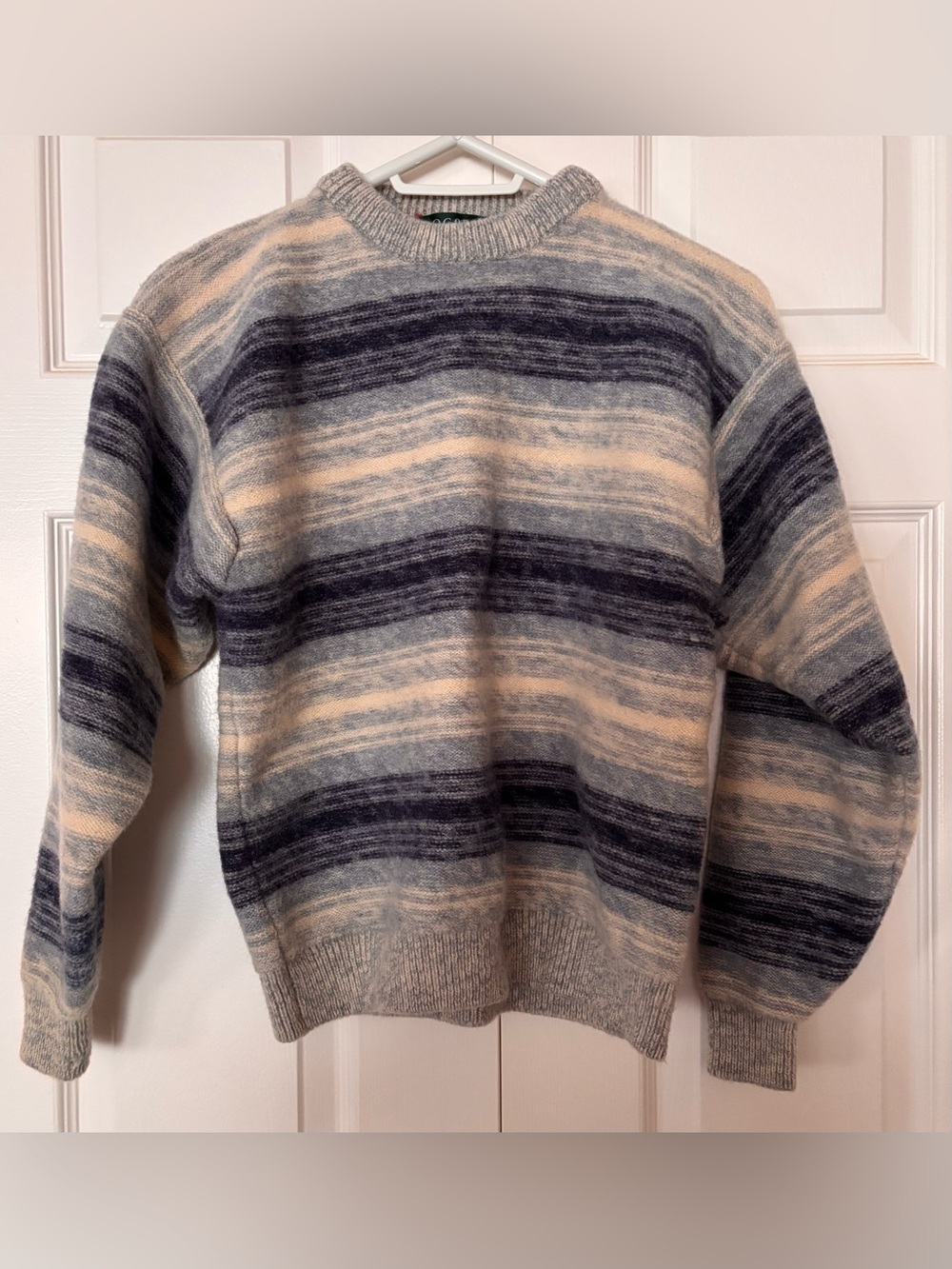 Crocodile Pure New Wool Crewneck Sweater